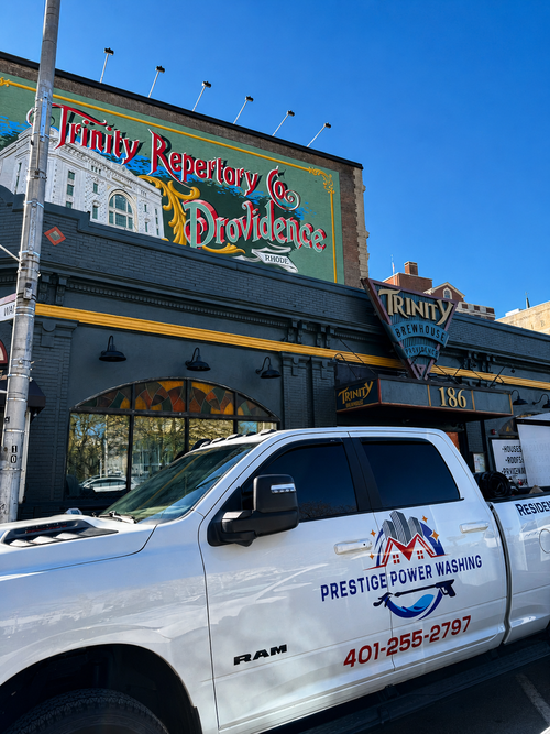 Prestige Power Washing commercial service truck